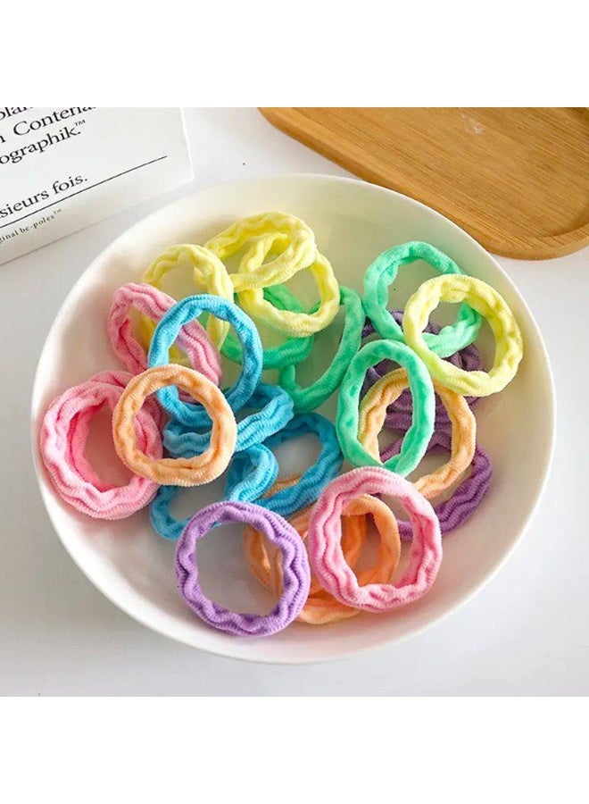 علبة توك شعر استيك ملونة مرنة وناعمة – لا تشد الشعر ومناسبة للاستخدام اليومي - Image 1